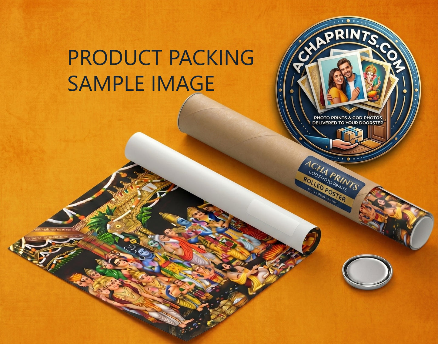 KANCHI KAMAKSHI DEVI 4K DIGITAL PHOTO PRINT | MATTE PHOTO PAPER