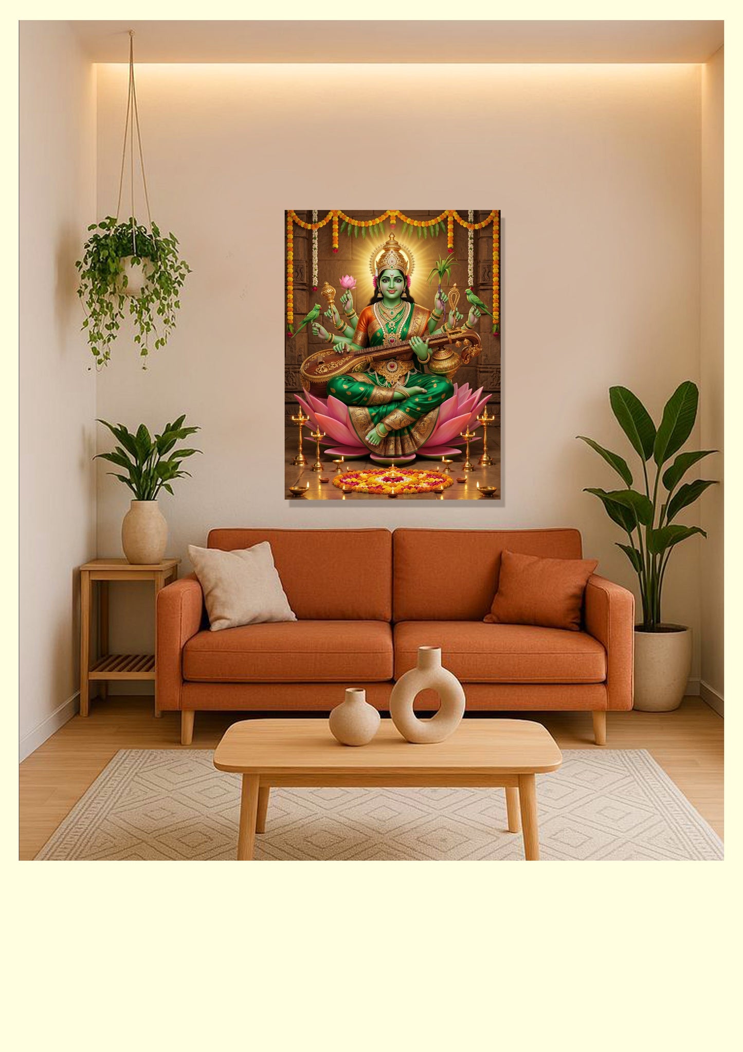 RAJA SHYAMALA DEVI 4K DIGITAL PHOTO PRINT | MATTE PHOTO PAPER